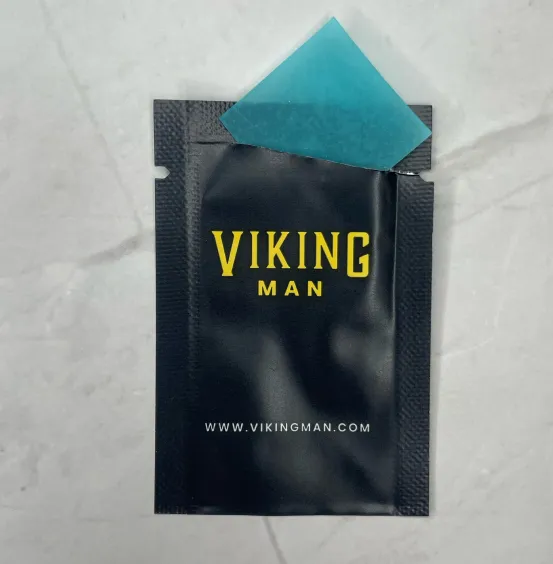 Viking Man Oral Strip and its packaging